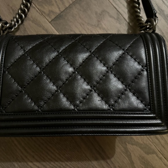 Chanel Le Boy leather handbag - Picture 3 of 7